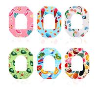 24pcs Waterproof Adhesive Overpatches for Omnipod 5, Pre-Cut Sensor Cover Stickers Breathable Sensor Patches Sweatproof Adhesive Tape for Omnipod Accessories (Summer Style)