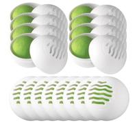 24pcs White Plastic Shoe Deodorizer Balls for Shoe Cabinet Freshening | Lightweight Deodorising Balls, for Linen Drawers and Gym Bags, Suitable for Car and Home Closets