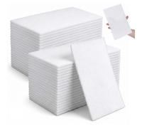 24Pcs White Scrub Pads 6” x 9” Light Duty General Purpose Scuff Pads