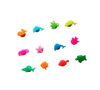 24pcs Wine Glass Marker Silicone Animal Tags for Bars and Fraternity | Washable Reusable Design, Easy to Apply on Wine Glasses, Cup Markers Drinks, Pilot Whiteboard Markers Random Style