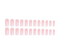 24Pieces Artificial Nails Matte Finish Trendy Gradient Color