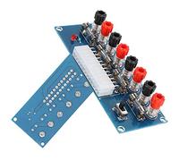 24Pin ATX Port Power Adapter Plate ATX Transfer with Indicator, Support 3.3V/5V/12V/-12V, for PC Desktop Power Supply