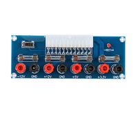 24Pin ATX Port Power Adapter Plate ATX Transfer with Indicator, Support 3.3V/5V/12V/-12V, for PC Desktop Power Supply