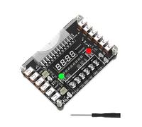 24Pin Desktop Power Adapters Board Computer Power Supply Break Out Transfer Board 3.3V 5V 12V -12V Output Voltages Acrylic Case