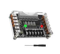 24PIn Power Supply Expansion Board With Clear Case 24P To 12 USB Port 3A Output For Electronics Projects Power Interfaces