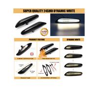 (24SMD Super Quality) Led Dynamic Side Marker Turn Signal Light Sequential Blinker For BMW E84