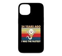 24th Birthday 24 Years Ago I Was The Fastest Bday Case for iPhone 13