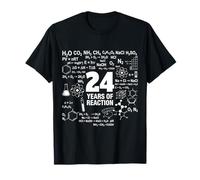 24th Birthday 24 Years Old Funny Chemistry Nerd Humor Geek T-Shirt