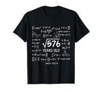 24th Birthday 24 Years Old Funny Math Nerd Humor Geek Gift T-Shirt
