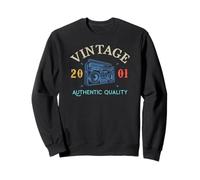 24th Birthday Born 2001 Women 24 Years Old Men 24 Birthday Sweatshirt