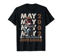 24th Birthday Dog Lover May 1996 Vintage 24 Years Old Men T-Shirt