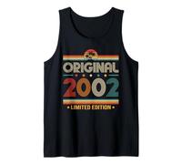 24th Birthday Gift Man Woman Original Vintage 2002 24 Years Tank Top