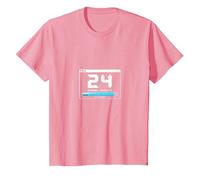 24th Birthday Gift: Upgrade Complete Gaming Milestone T-Shirt, Kids, Pink, 3 Years