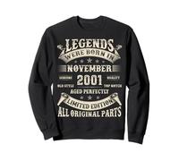 24th birthday Gifts for Men 24 Years Old Bday November 2001 Sweatshirt