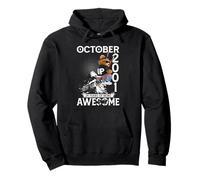 24th Birthday The Bear Legends October 2001 24 Years Old Men Pullover Hoodie