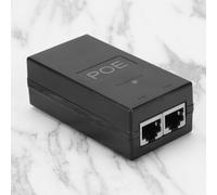 24V 0.5A 24W Desktop PoE Power Injector Ethernet Adapter | POE Power Injector, 24V 0.5A 24W; Desktop power supply; IEEE802.3af/at compatible; surge/overload protection; MTBF >100k h;