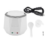 24V 1.6L Multifunctional Electric Rice Cooker, Mini Travel Food Steamer, Portable Meal Heater Food Warmer for Both Home And Trucks To Cook Rice Porridge Nutritious Eggs Warm Dishes (White)