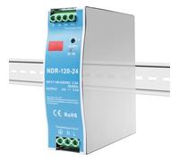 24V 120W 5A Power Supply | 230V to 24V DC Power Supply | Ultra Slim 40mm Wide (Compatible with Relay and Bell Transformer)