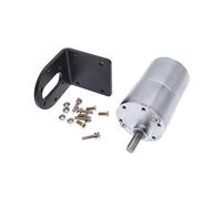 24V 12V DC electronic starter with mounting bracket high torque GB37RG eccentric shaft gear electronic starter+electronic starter holder IINKUEYK(45rpm,24V)