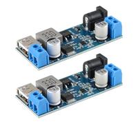 24V / 12V to 5V 5A Power Buck Converter DC-DC Power Down Module Power Supply Board Video Converter Board Synchronous Rectification Wide Compatibility Efficient Power Conversion（2 Pack）