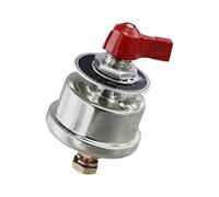 24V-150A High Current Master Battery Disconnect Switch with Removable Cover for Cars, RVs, Trucks and Marine Applications - Heavy Duty P(RED SIGN)