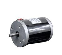 24V 150W 7000rpm High Torque DC electronic starter Low Noise Dual Ball Bearings Carbon Brush electronic starter for Bead Lathe Machine Shaft Dia 8mm IINKUEYK