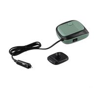 24V 150W Portable Car Heater Defroster with Fast Heating and Cooling Function, Adjustable Airflow for Windshield Defrost and Demist, Compatible with Trucks, RVs, SUVs, Easy Plug-(Green)