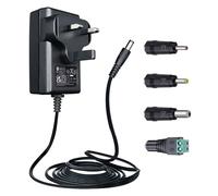 24V 1A 1.8M Power Supply Adapter with 4 Tips, DC 24V 1000mA 500mA Power Cord for LED Strip Light/Essential Oil Diffuser/Massage Gun/Router/LED Nail Lamp/Humidifier/Speaker and More, UKCA Certified
