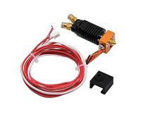 24V 2 in 1 Out Dual Color Hotend Extruder Brass Nozzle 0.4mm Print Head w/Silicone Sock Heater Thermistor Compatible with Ender 3 V2 /Ender 3 Pro Ender 5 / Pro/Plus /CR10S /CR10 S4 S5 3D Printer