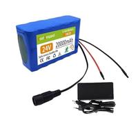 24V 20Ah Ebike Battery Pack for Electric Bicycle Scooter, Lithium Ion Battery with 25.2V 2A Charger(T)