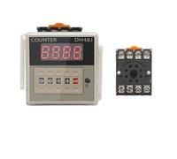 24V 220V 380V Digital Display Counter DH48J-8 8A 11A Power Failure Memory 8-Pin 11-Pin Relay Sensor Count(DH48J-8A 24V-220V)