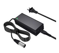 24V 2A 3-pin XLP Electric Scooter Charger Compatible with Go-Go Elite Traveller, Pride Mobility, Jazzy Power Chair Charger & Plus Ezip Mountain Trailz