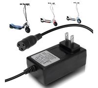 24V 2A Battery Charger for Razor E100 E125 E150 E175 E200 E300 MX400 Dirt Rocket Dirt Quad Pocket Mod Motorcycle for Razor MX350 Dirt Bike charger Electric Scooter Battery Charger Cord 3-Prong Adapter