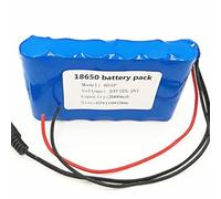 24V 2Ah 6s1p E-Bike Lithium-Ion Battery Pack Built-in BMS Protection E-Bike Battery for 50-300W Electric Bike Motor with Charger Waterproof PVC Shell 24V 2Ah,XT90