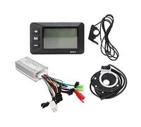 24V 36V 48V Brushless Motor Controller Kit 250W 350W with LCD Meter, Thumb Throttle & PAS - Sine Wave, Efficient Heat Dissipation for Electric Bikes & Scooters