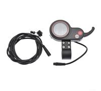 24V 36V 48V Electric Scooter Throttle with Speedometer Display, Waterproof and Tough Design for Reliable Performance (48V)
