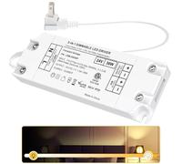 24V 36W Dimmable LED Driver, 5-in-1 Triac/ELV/MLV/0-10V/1-10V/PWM Dimming Transformer, Compatible with Lutron & Leviton Dimmer
