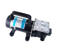 24v 400w 18L/min Electric Water Pump 18bar Floor Heating Cleaning Pipeline Pressure Test Container Flow Pressure Meet Various Application Needs(Return Valve Type)