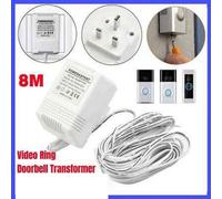 24V 500Ma Ac Doorbell Transformer Power Supply Adapter For Ring Doorbell 8M Uk Plug