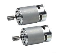 24V 555-C Electric Motor for Ride-On Cars, 30000RPM 10T or 40000RPM 19T, High-Speed Gearmotor with Cooling Fan, 2-Pack for DIY Upgrade and Replacement