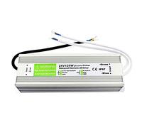 24V 5A 120W IP67 Waterproof Electronic LED Driver AC90-250V Transformer Constant Voltage Power Supply LED Driver for Indoor Outdoor (120W)