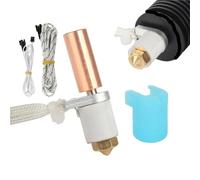 24V 60W CH-C V6 Extruder Hotend Module Ceramic Core Quick Heating Thermistor Nozzle Kit M6 Thread for Ender 3 CR10 blv distinctive(Titanium Copper 2M)