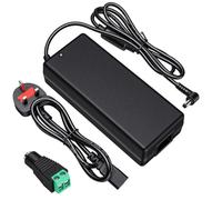 24V 8A Power Supply Adapter, 192W 100-240V AC to 24V Volt 8 Amp DC Transformer with LED Terminal Connector & 5.5x2.1mm DC Jack for Massage Chairs, LED Strip Lights, Camera and Printer