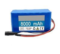 24V 8Ah 7S3P Lithium ION Electric Bicycles Battery, with 29.4V 2A Charger, Integrated BMS, for Self Balancing Electric Scooters(T)