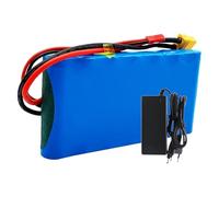 24V 8Ah Ebike Battery with BMS Protection, 7S1P Lithium Battery Pack with Charger for Go-Kart, Scooter, Waterproof T+SM