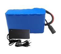 24V 8Ah Rechargeable Lithium Battery Pack with BMS Protection, 6S2P Replacement Li-Ion Battery with Charger for Go-Kart, Scooter, Waterproof T+DC