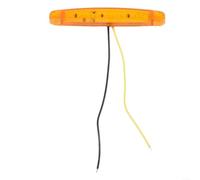 24V 9 LED Side Marker Light for Truck Lorry HGV(Yellow)