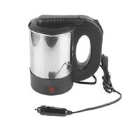 24V Car Electric Kettle, 500ml Portable Truck Kettle with Cigarette Lighter Socket, Stainless Steel Travel Kettle, Fast Boil Auto Shut Off Water Boiler for Lorry, Caravan, Motorhome, Van (24V)