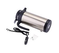 24V Car Kettle Stainless Steel Travel Water Heater Bottle Fast Boiling Auto Shut Off for Self Driving Tour Camping Road Trip 850ml Capacity