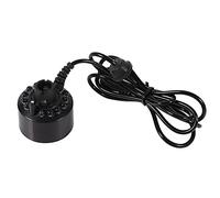 24V Color Changing 12 LED Mister Fogger Water Fountain Mini Mist Maker Pond Fog Machine Atomizer Air Humidifier Ultrasonic Mist 12 LED Perfect for Halloween